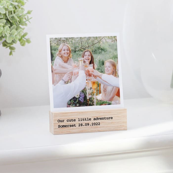 engagement gifts for bride - Polaroid Photo Block