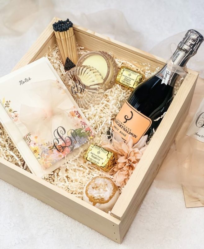 One Lucky Girl: Engagement Gift  Engagement gifts, Bride gifts, Champagne  bottles