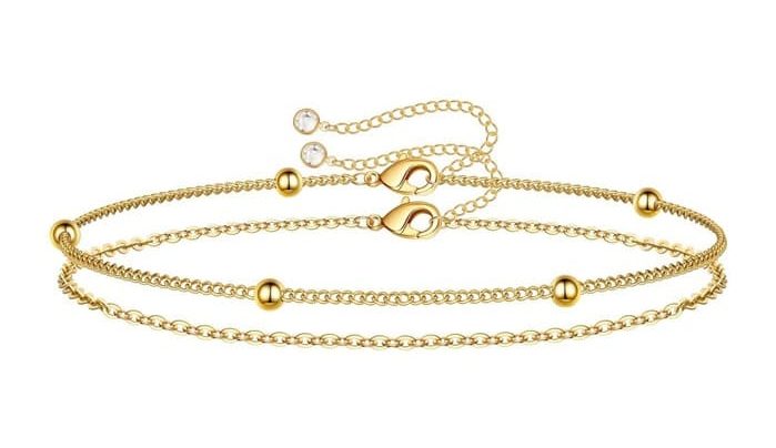 engagement gift ideas for bride - Dainty Gold Bracelet