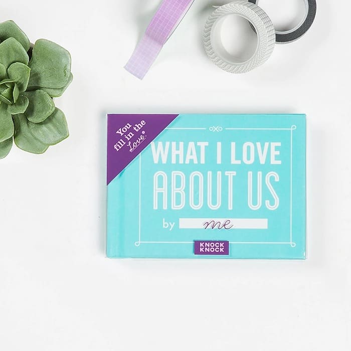 engagement gifts for bride - What I Love About Us Journal