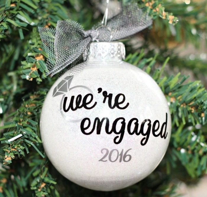 engagement gift ideas for bride - Engagement Ornament
