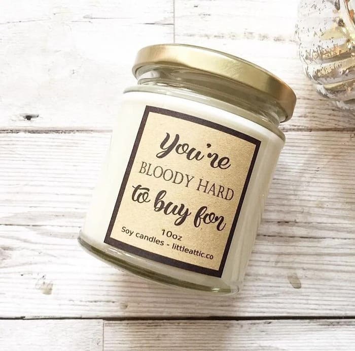gifts for bride - Funny Scented Candle