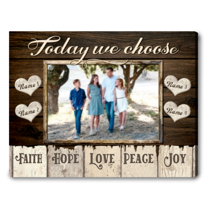 Family Gift Ideas For Whole Family Personalized Family Gift Canvas ...