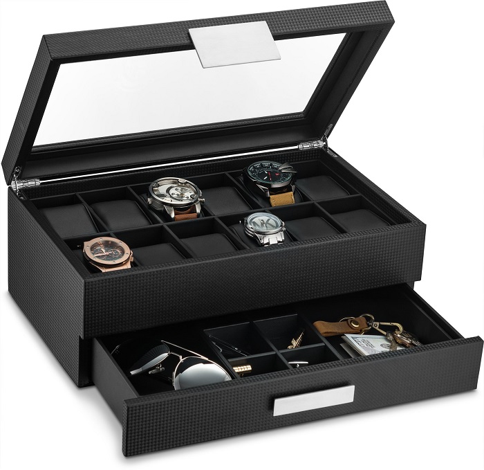Gift Ideas For Dad From Daughter - Watch Box Organizer 