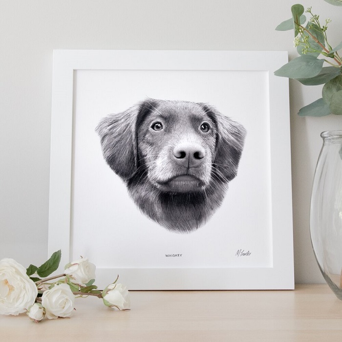 Best Gifts For Dad From Daughter - Custom Pet Portrait 