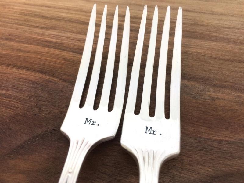 Personalized Silverware - Engagement Present Ideas For Gay Couples