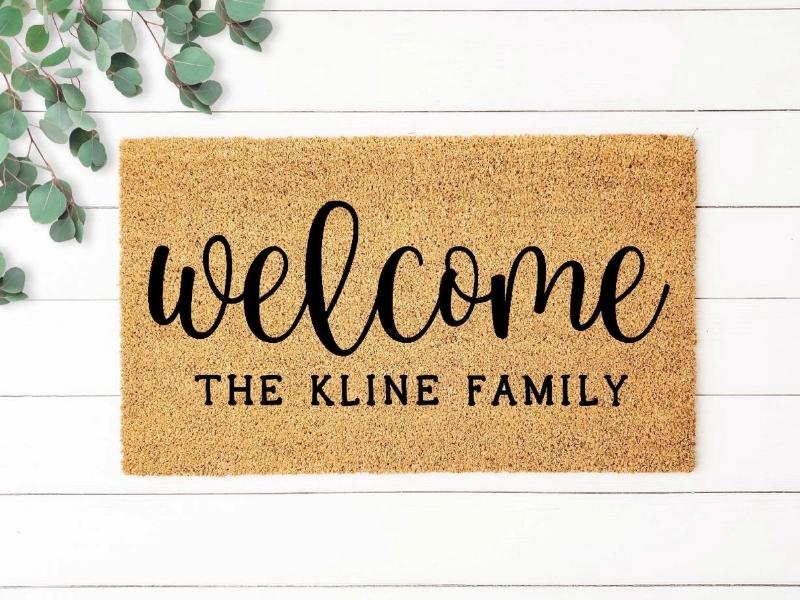 Personalized Doormat - Engagement Present Ideas For Gay Couples