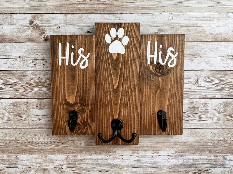 Dog Key and Leash Hanger - best engagement gifts for gay couple