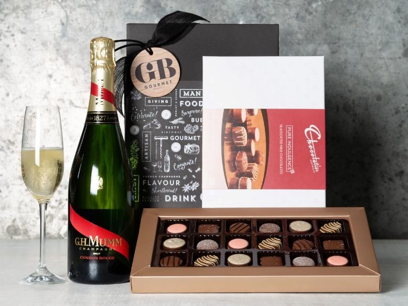 Champagne And Chocolate Pairing Deluxe Box