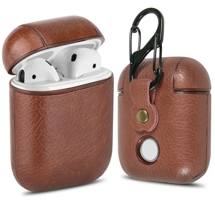 Gift Ideas For Dad From Daughter - Leather Case for AirPods  