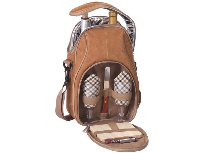 Wine and Cheese Backpack - engagement present ideas for gay couples