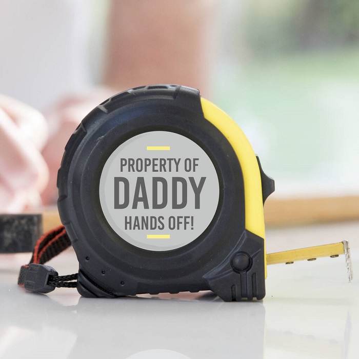 Best Dad Ever Measuring Tape, Fathers Day Gift, Custom Tool, Kids