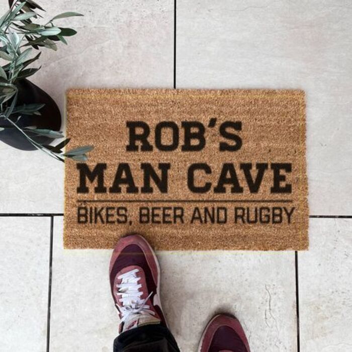 Father's Day doormat for him