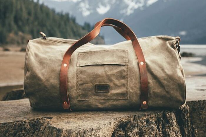 Canvas Leather Bag: Practical Custom Gifts For Dad