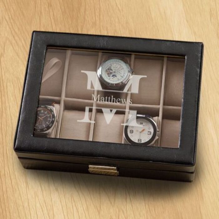 Leather Watch Box For Men