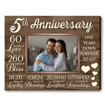 best gift for 5th wedding anniversary personalized gift for couple 01