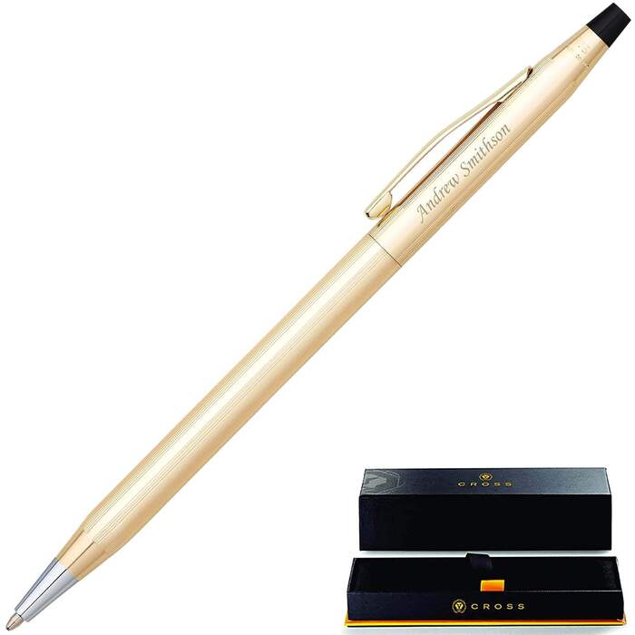 best gift for grandpa - Reflections Gold Personalized Ballpoint Pen