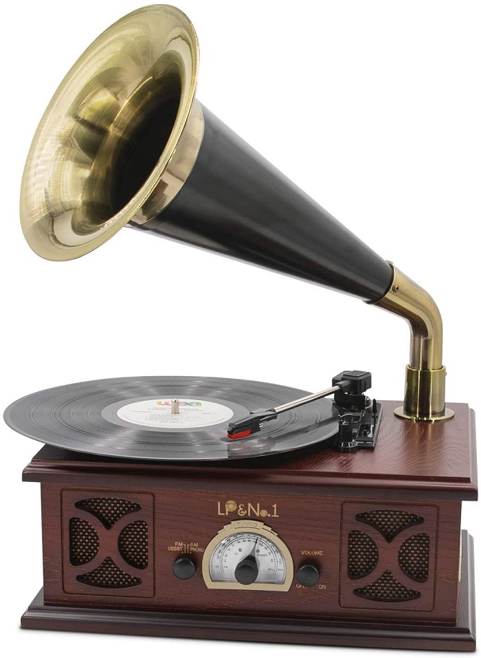 70Th Birthday Ideas For Dad - Classic Record Player 