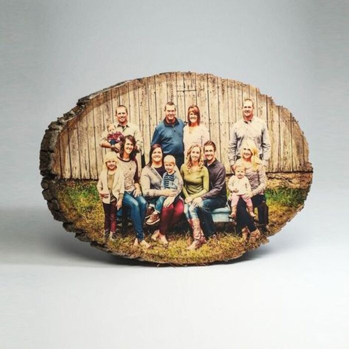 Wooden photograph: unique present for sibling