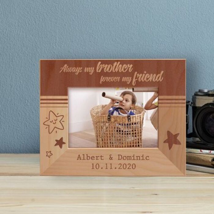 Brother photo frame gift