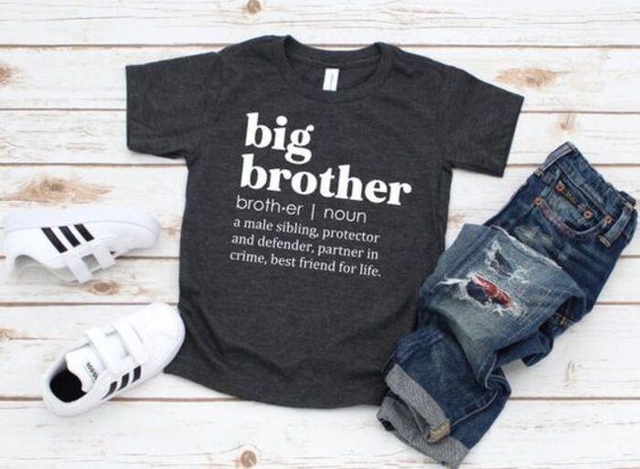 Cute big brother T-shirt for him