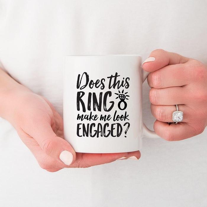 Engagement Gifts For Sister - A Mug For The Instagram Announcement