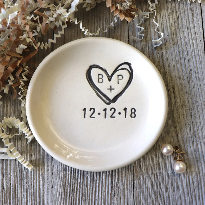 Engagement Gifts For Sister - Promise Pottery Engagement Ring Holder