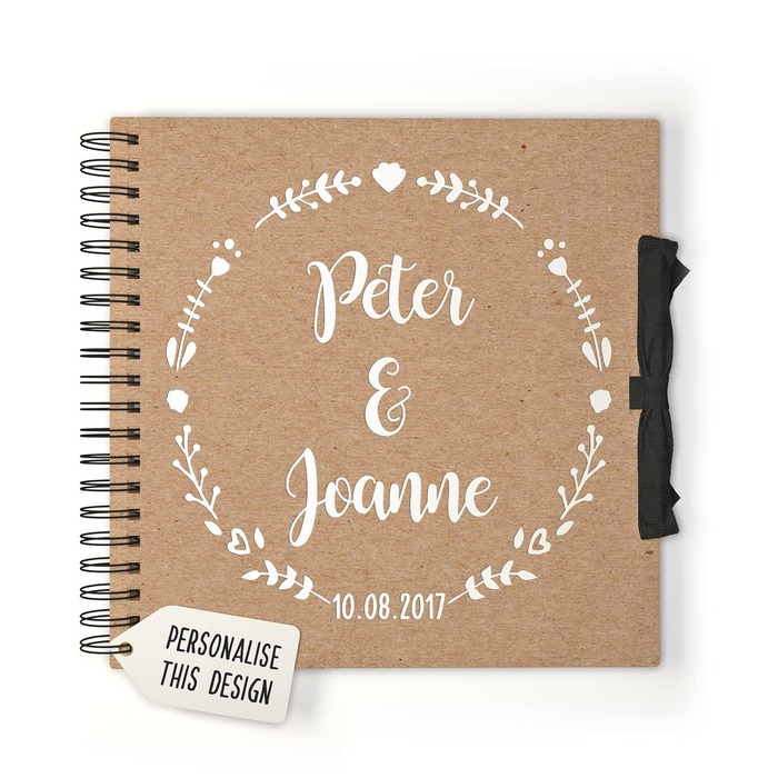 engagement gifts for sister - Drake Designs Personalized Scrapbook