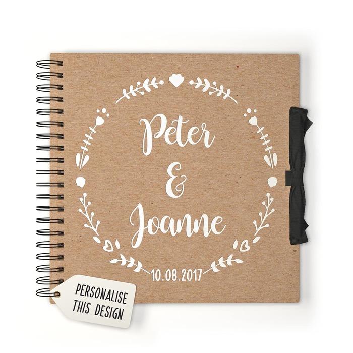 Engagement Gifts For Sister - Drake Designs Personalized Scrapbook