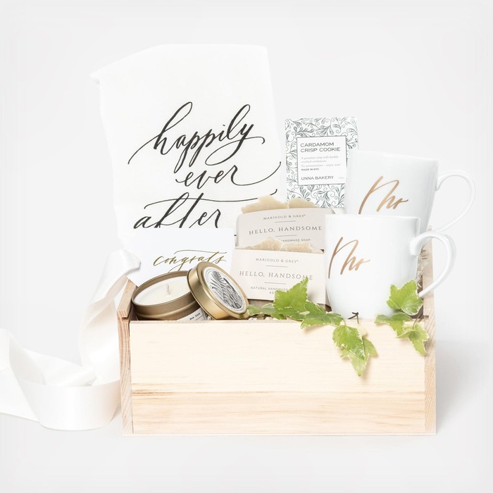 Engagement Gifts For Sister - Marigold &Amp; Grey Happily Ever After Gift Box