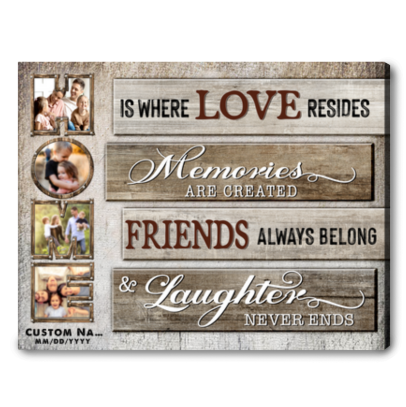 Unique Housewarming Gift Ideas Home Decor Wall Art Personalized Photo
