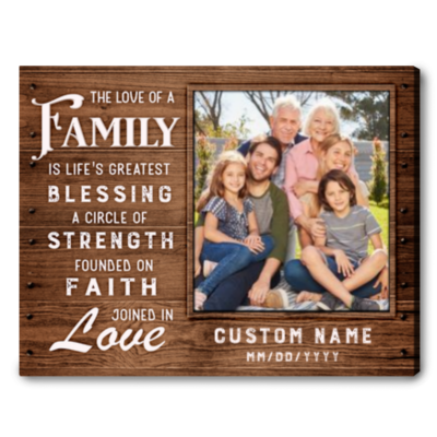 home wall art decor customized gift for family 01