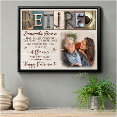 Women's Retirement Gift Idea Personalized Retirement Gift For Her