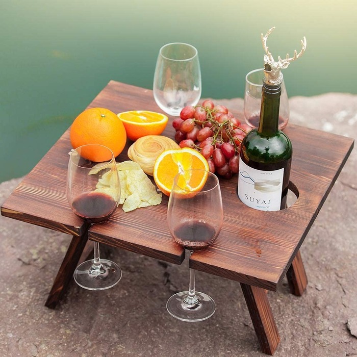 engagement gift for son and fiancé - Personalized Wine Table