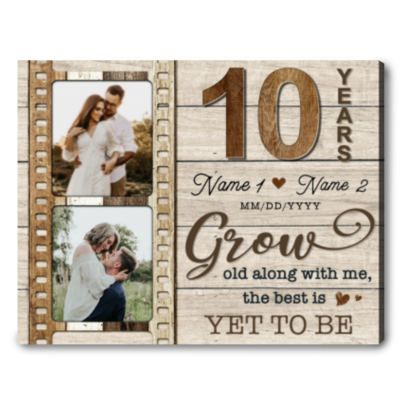 10th wedding anniversary gift personalized gift for wife on wedding anniversary 01