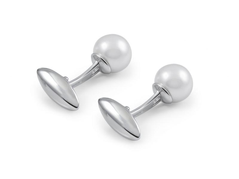 Pearl Cufflinks For 46Th Anniversary Gifts For Him