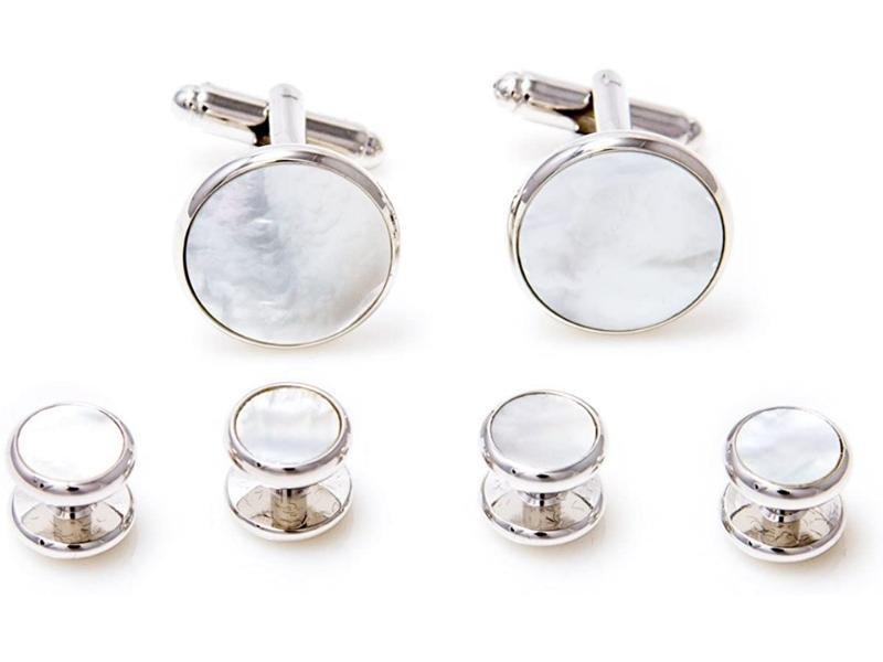 Mother of Pearl Cufflinks - 46th anniversary gifts for him