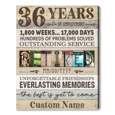 unique retirement gifts for women personalized retirement gift for co-worker 01