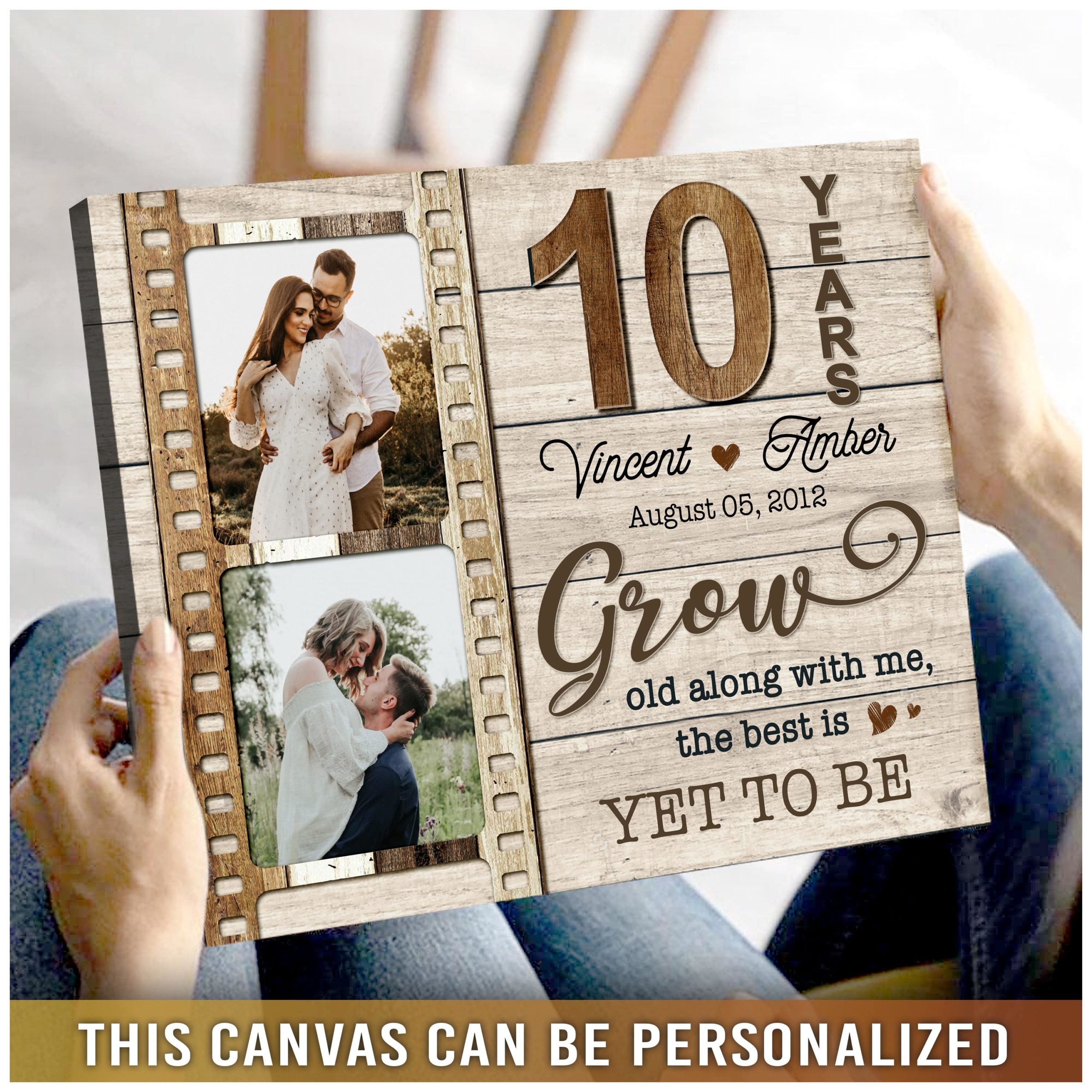 10th wedding anniversary gift personalized gift for wife on wedding anniversary 04