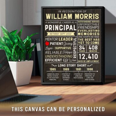 best retirement gifts for teacher personalized retirement gift for principal 04