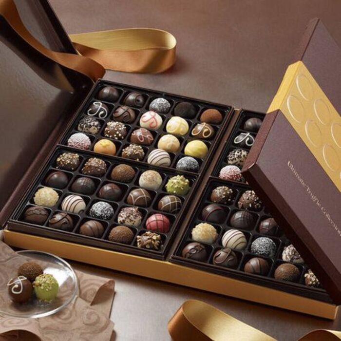 Chocolate truffle box: warm present for son's significant other