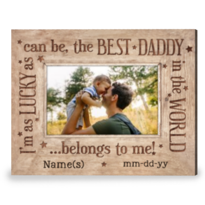 Best Gift For New Daddy Personalized First Time Dad Gift From Wife