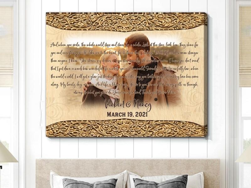 Wedding Custom Song Lyrics - 49 Year Anniversary Gift