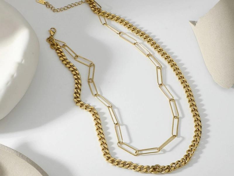 Boyfriend Bold Chain Necklace - 49th anniversary ideas