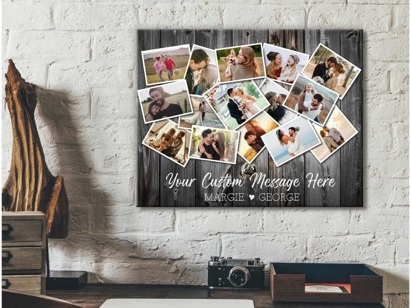 Collage Family Photo Gift For 49Th Wedding Anniversary From Oh Canvas
