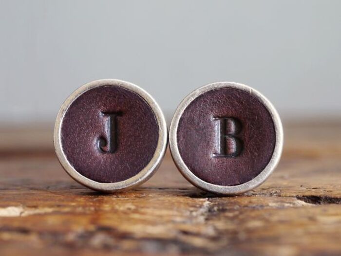 Personalized Leather Cufflinks - Surprise Gift For Father'S Day