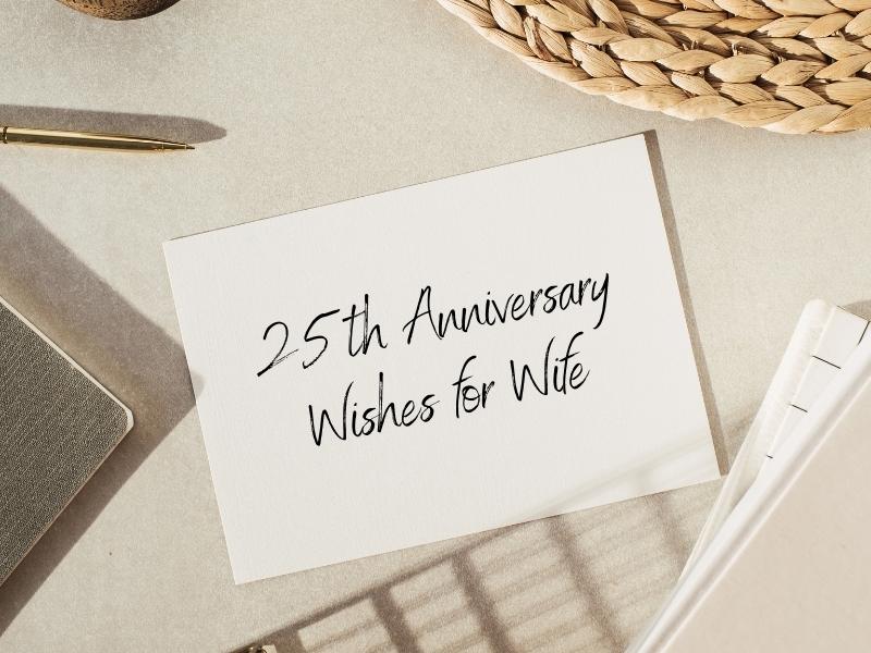 25Th Anniversary Wishes For Wife From Oh Canvas