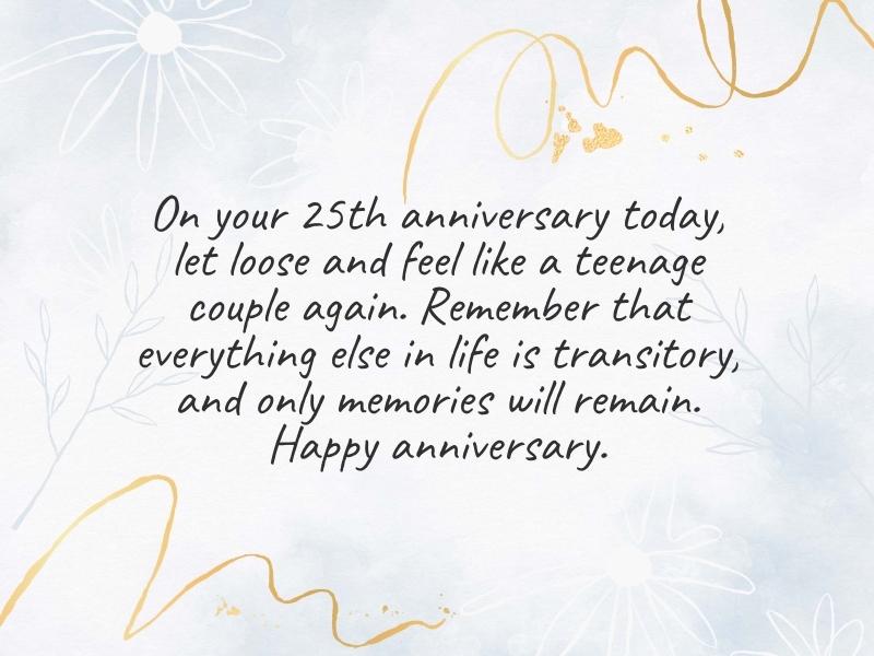 25Th Wedding Anniversary Wishes For Couple