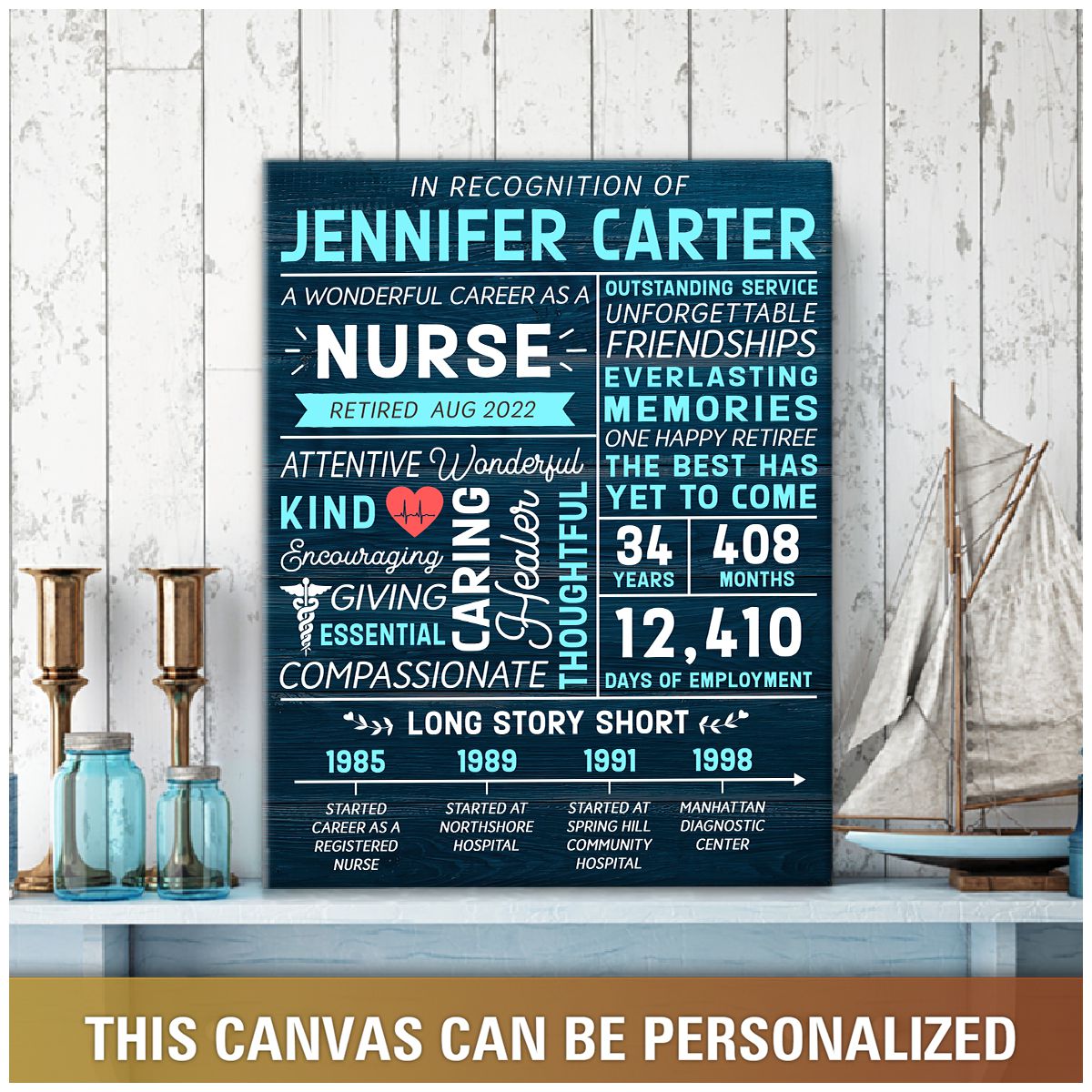 Labor and Delivery Nurse Gift Nurse Retirement Personalized 