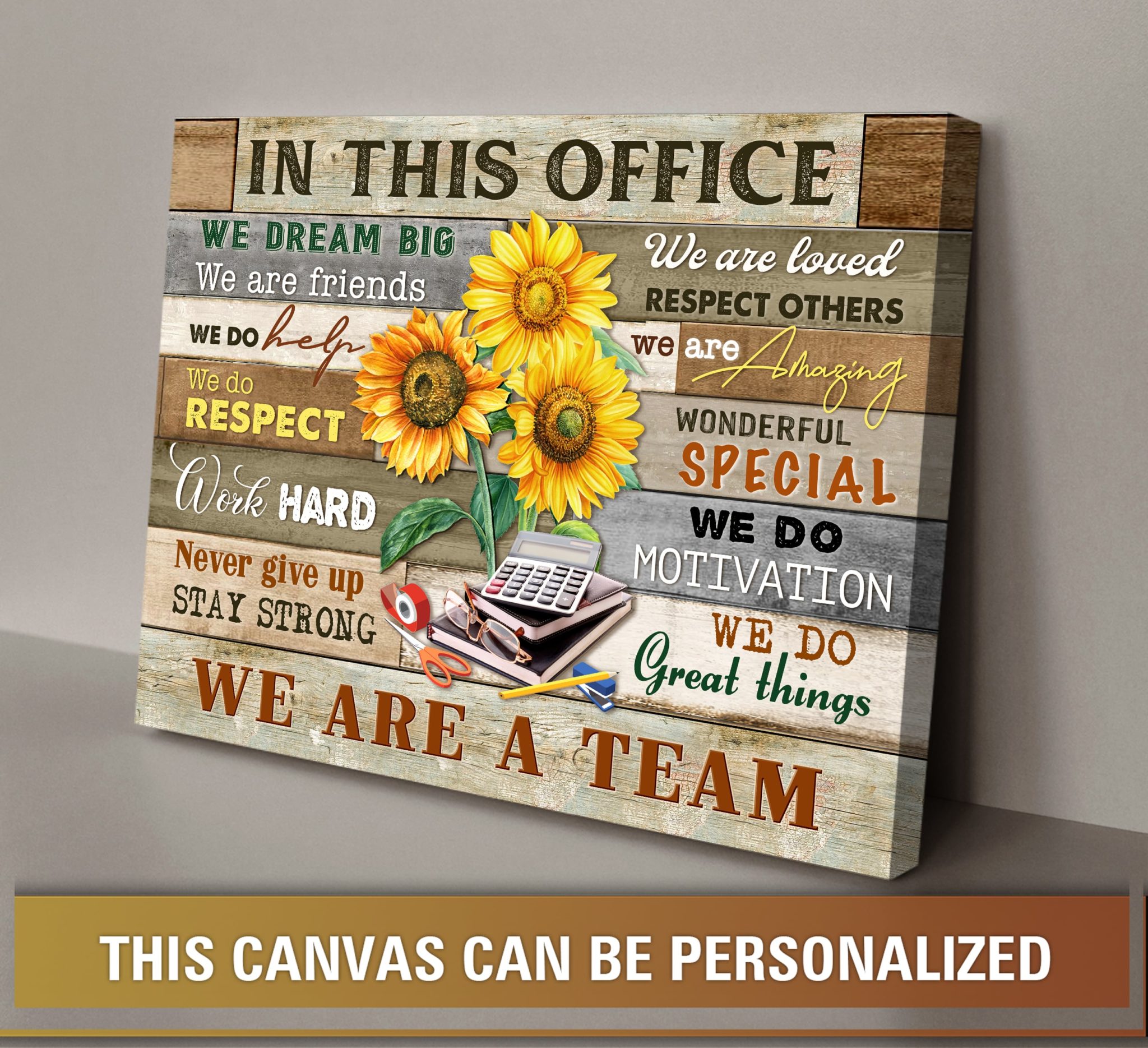 Inspirational Wall Art For Office Office Motivational Wall Art Teamwork ...